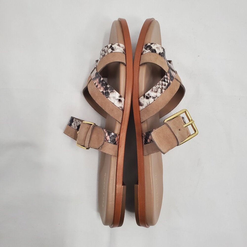 Cole Haan Women's Python-Print Fairen Grand Slide Flat Sandals Size 7.5 B - Picture 13 of 16